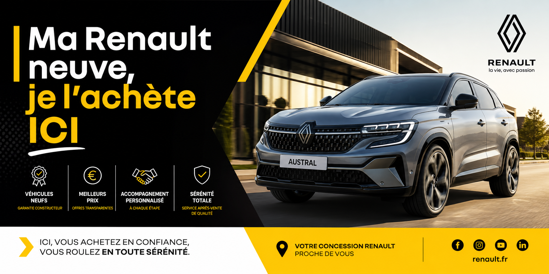 Flyer marketing Promotion voiture neuve - Comptoir Web