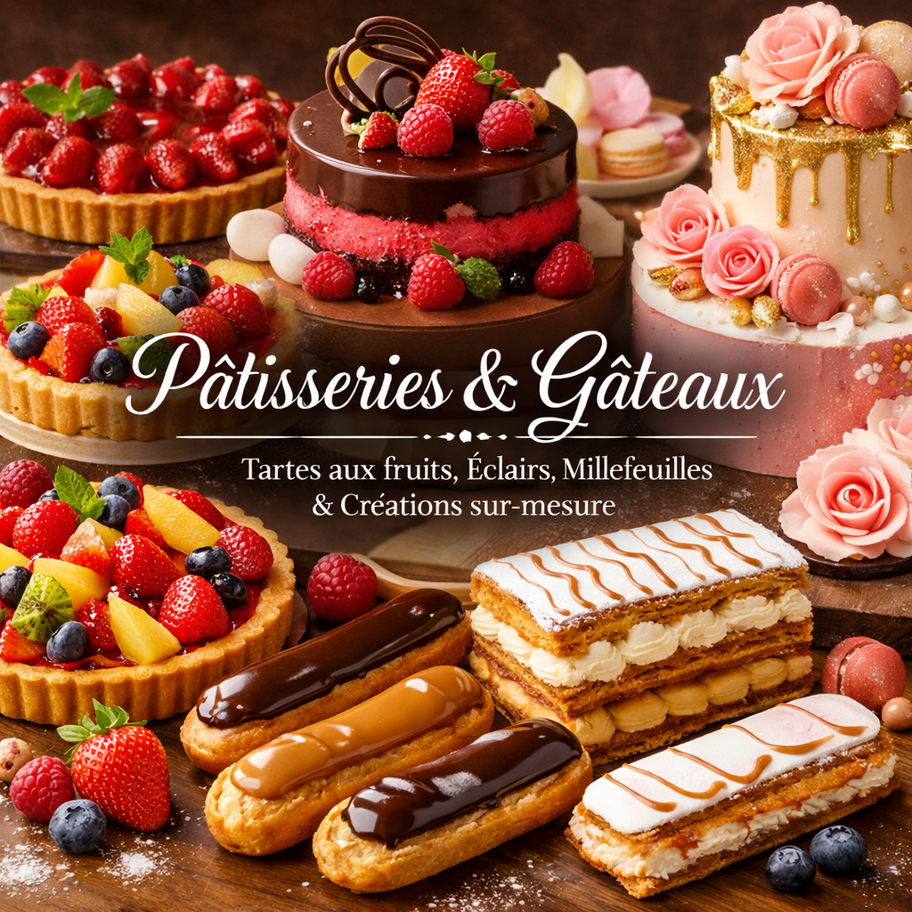 Pâtisseries fines