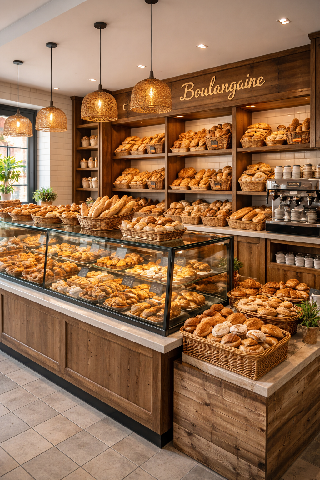 Intérieur boutique chaleureuse